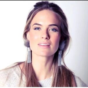 Mignonne Gavigan Mini Jackie Mink Fur Tassel Earrings